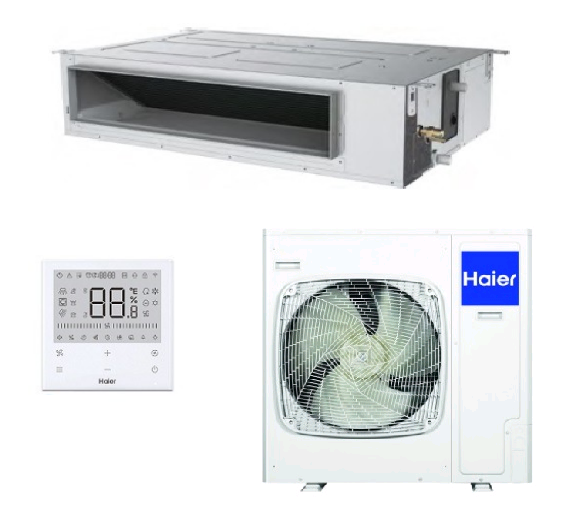 Канальная сплит-система Haier R32 ECO AD140S2LM1FA / 1U140S1LN1FB