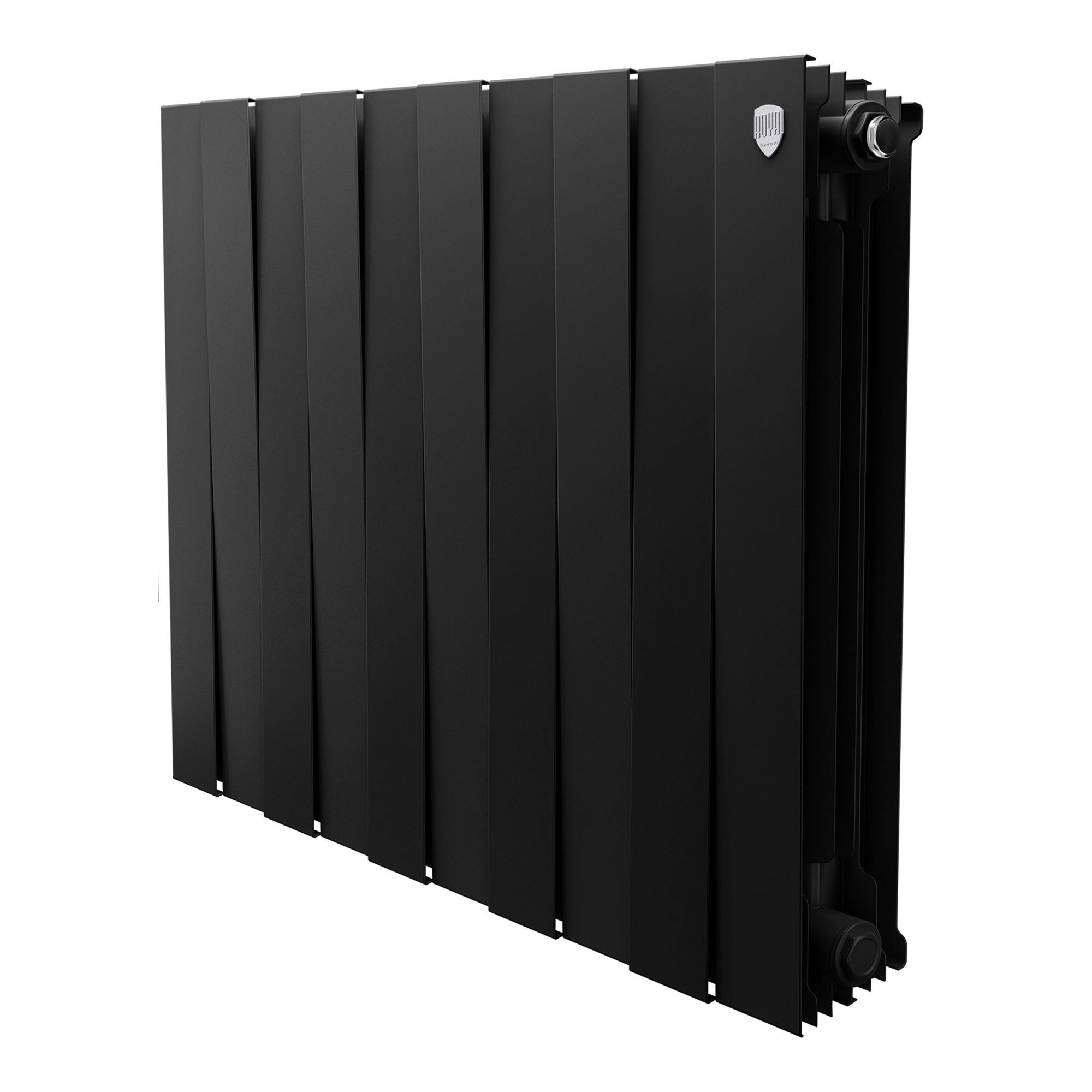 Радиатор биметаллический Royal Thermo PianoForte 500 Чёрный - 10 секц.