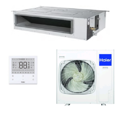 Канальная сплит-система Haier R32 ECO AD160S2LM1FA / 1U160S1LN1FB. Бренд: Haier