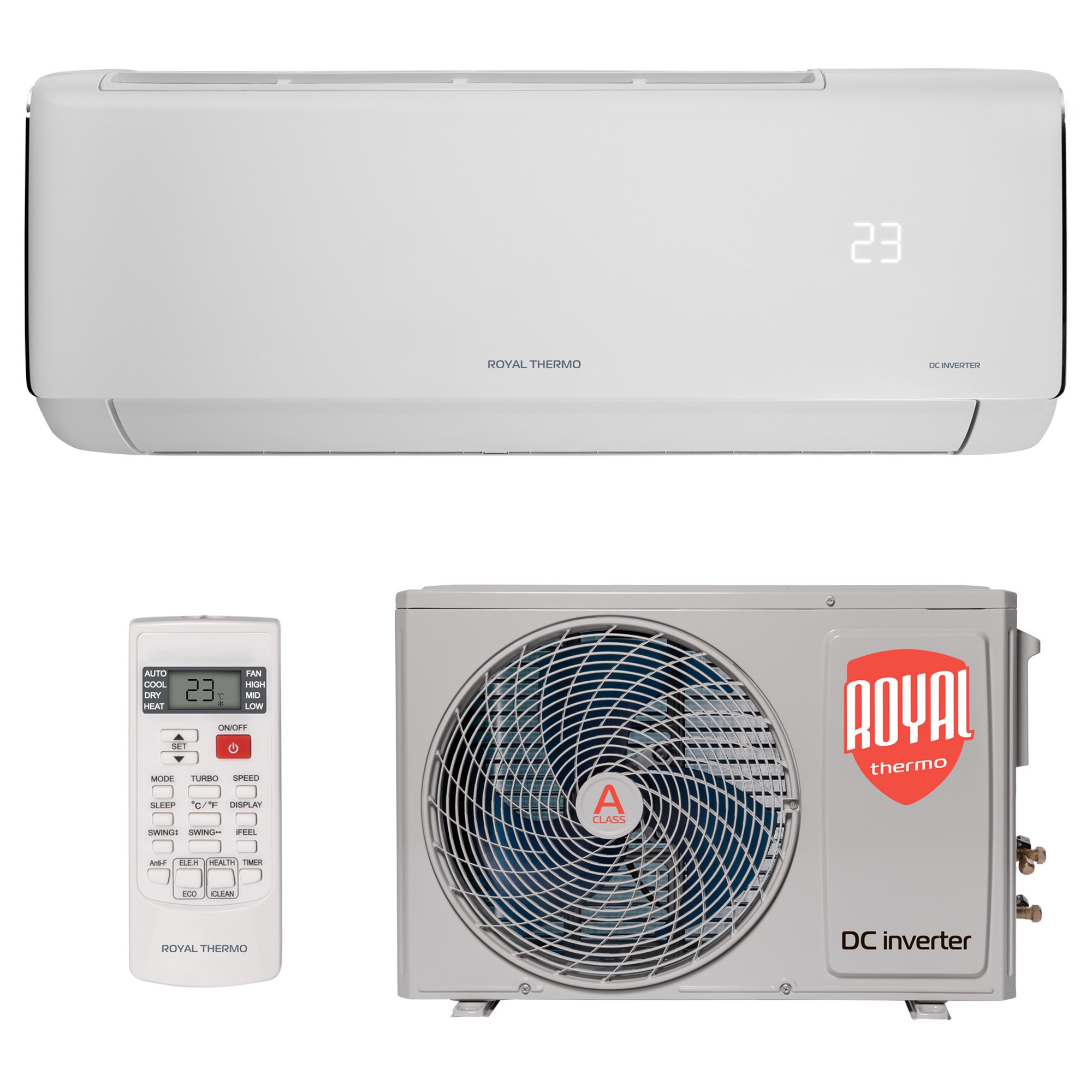 Сплит-система инверторного типа Royal Thermo Milano DC RTMI-09HN1 комплект Сплит-система инверторного типа Royal Thermo Milano DC RTMI-09HN1 комплект