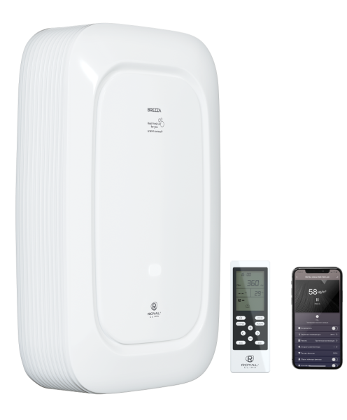 Приточно-очистительный комплекс BREZZA RCB 150 LUX + EH-1000